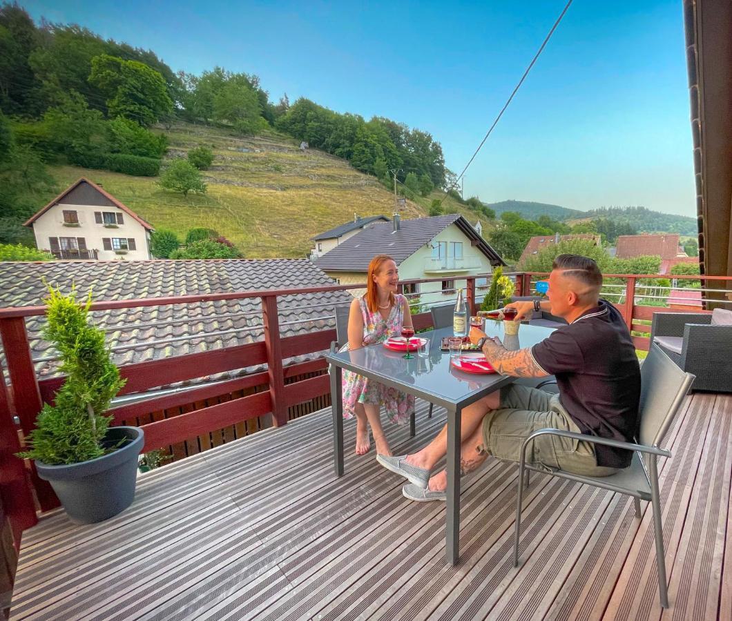 Gîte du Silberwald charmant gîte avec spa - jacuzzi , accès privatif Stosswihr Esterno foto