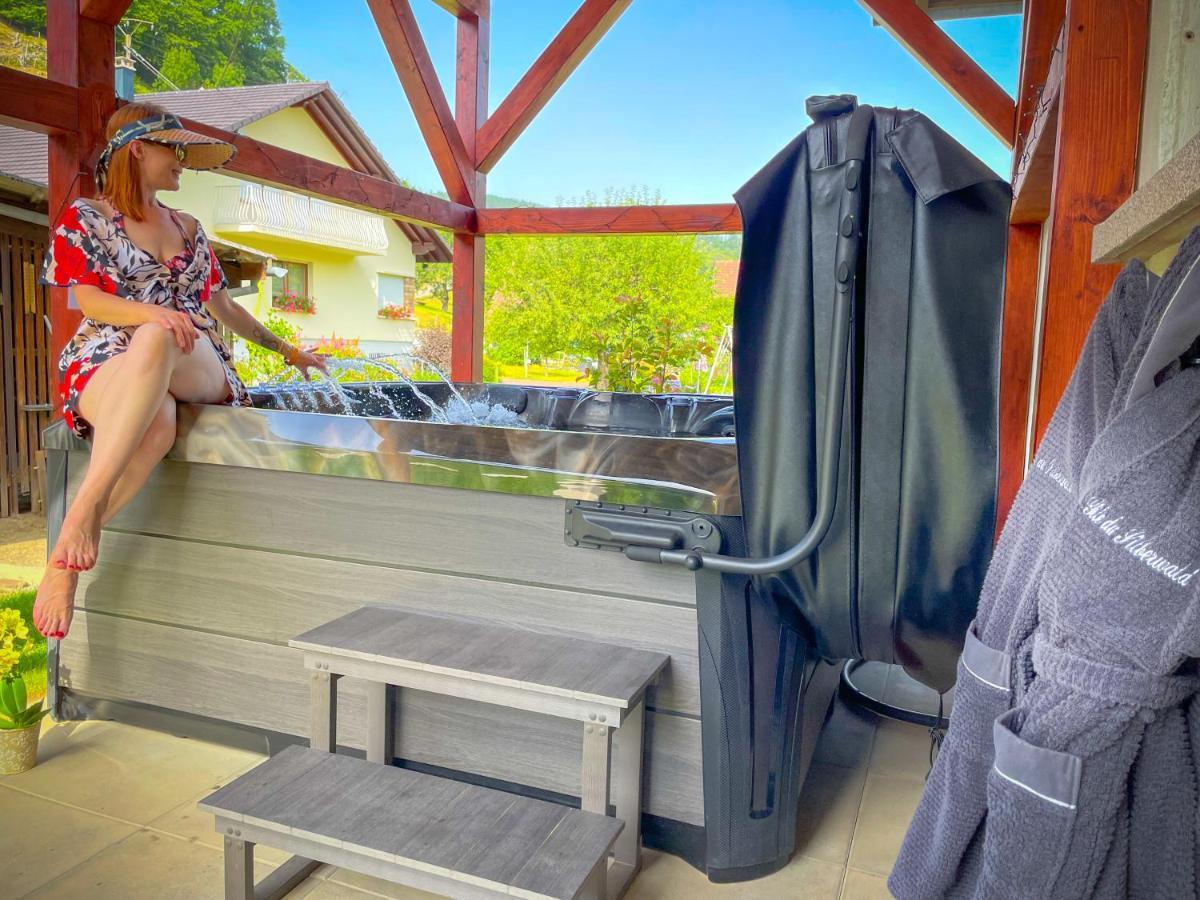 Gîte du Silberwald charmant gîte avec spa - jacuzzi , accès privatif Stosswihr Esterno foto