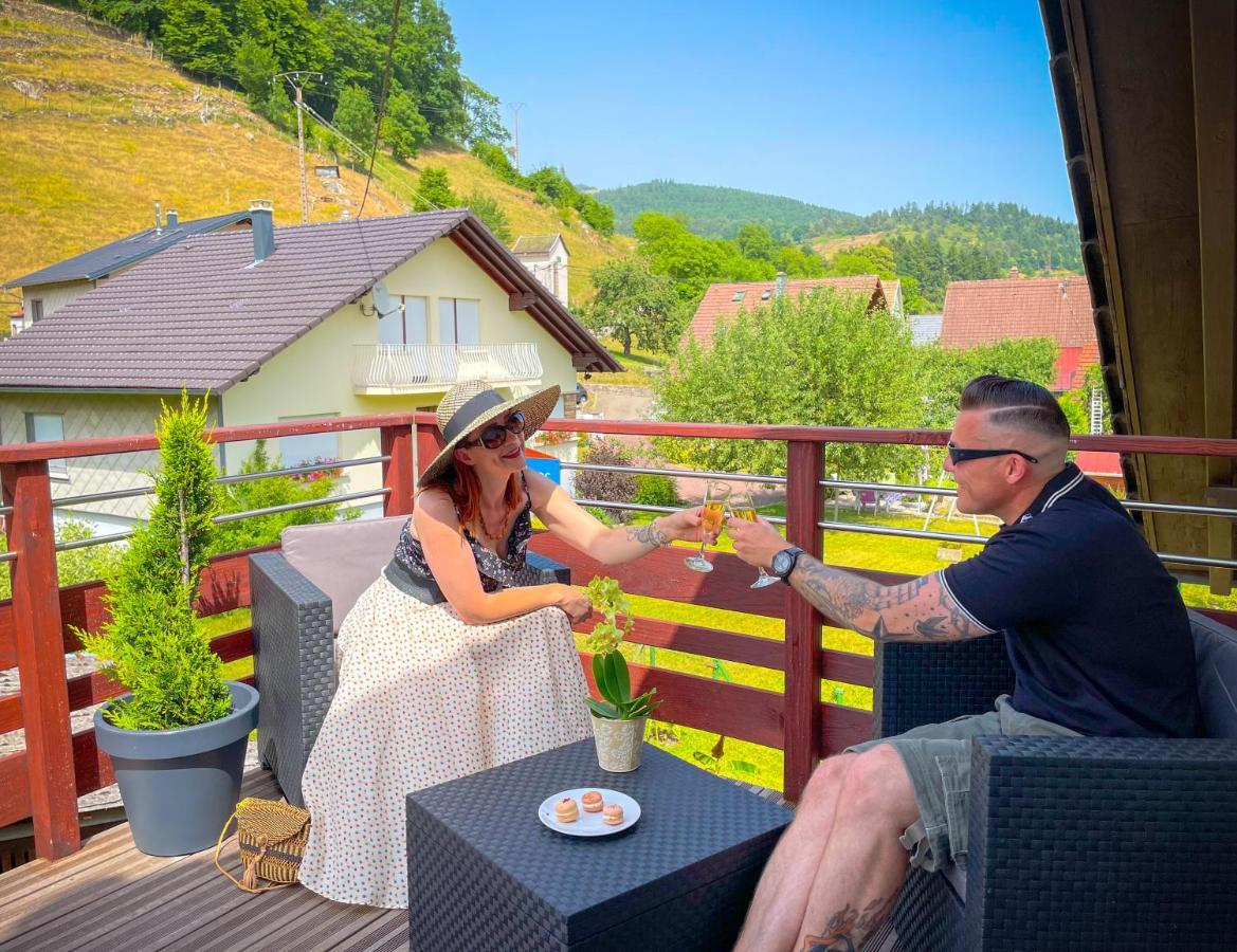 Gîte du Silberwald charmant gîte avec spa - jacuzzi , accès privatif Stosswihr Esterno foto