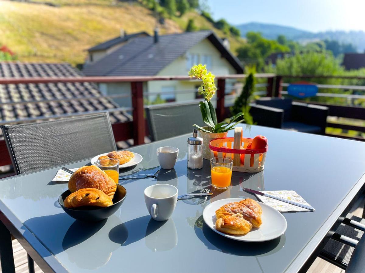 Gîte du Silberwald charmant gîte avec spa - jacuzzi , accès privatif Stosswihr Esterno foto